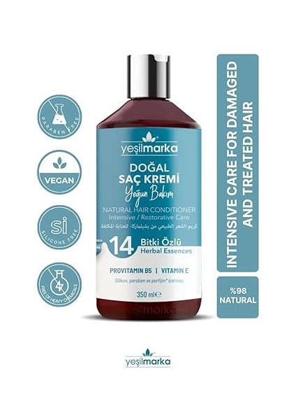 Doğal Saç Kremi - Yoğun Bakım fiyatları
