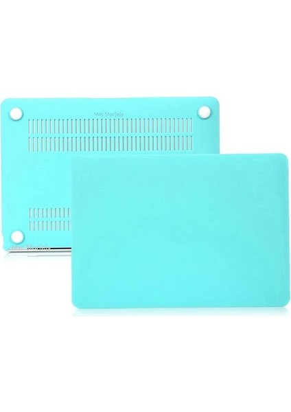 MacBook Air 13 Kılıf – A1369 A1466 2009-2017 Uyumlu, Mat Sert Hard Shell Kapak, Çizilme ve Darbe Koruması Turkuaz