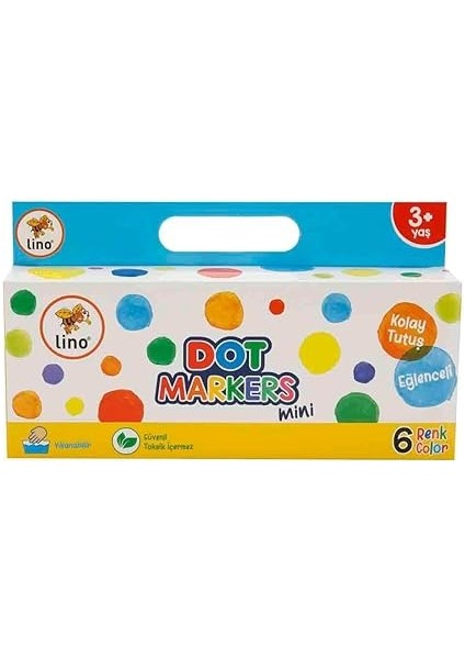 Dot Markers Mini 6'lı (Yıkanabilir) fırsatları