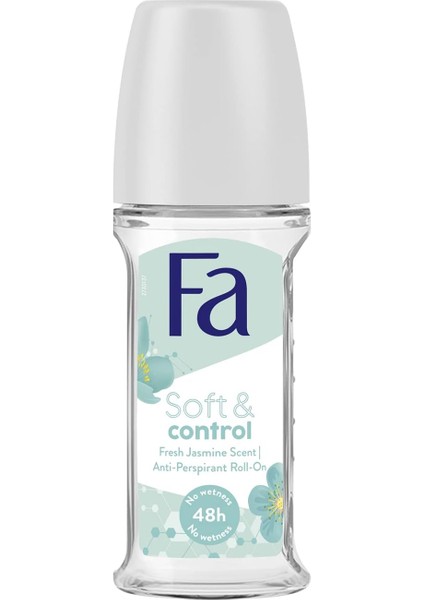 Kadın Soft & Control Roll-On 50 ml Yasemin Kokulu 1 Adet