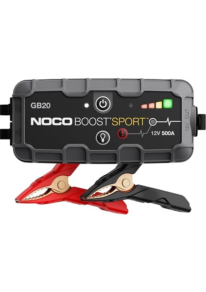 Genius GB20 12V 500AMP Ultrasafe Lityum Akü Takviye + Powerbank + LED Lamba