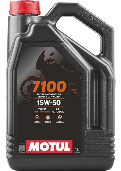 7100 4t 15W50 4 Litre