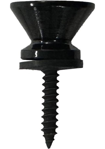 Pm1 Black Metal Kaliteli Gitar Askı Pimi Omuz Askısı Takmak Için Vida Pim