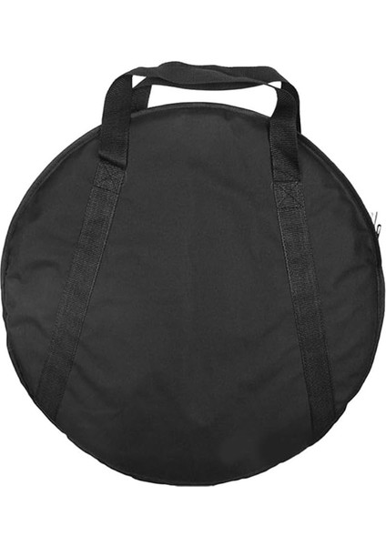 Üç Cepli Zil Çantası Çıkarılabilir Bölücü Taşıma Kolları 600D Siyah (Büyük)