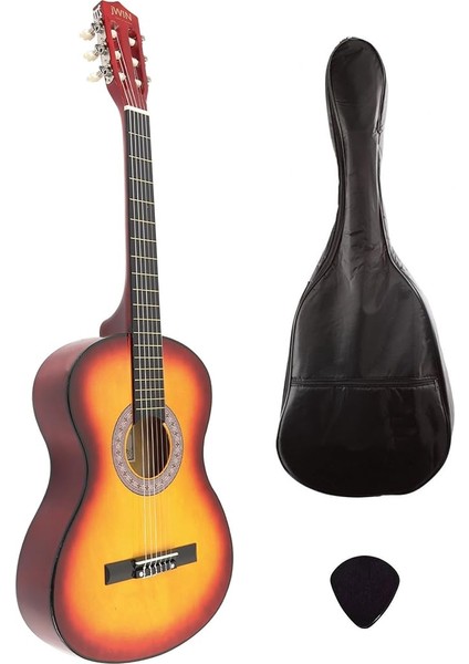 CG-3802 Klasik Gitar 100CM (Kılıf + Pena) - Sunburst