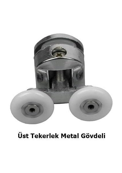 Duşakabin Tekerleği Cam Kabin Tekeri Rulman Metal Gövdeli 8 Li Set Teker Çapı 22 mm indirimleri