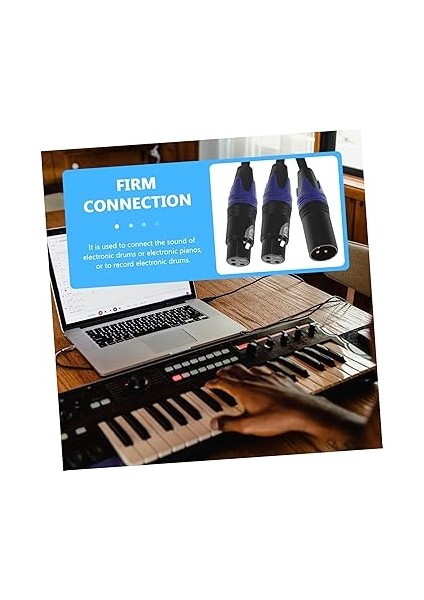 Sessiz Y Kablosu 1 Dişi - 2 Erkek 3 Pinli Kablolar Mikrofon Gitar ve Stüdyo Ekipmanları Için indirimleri