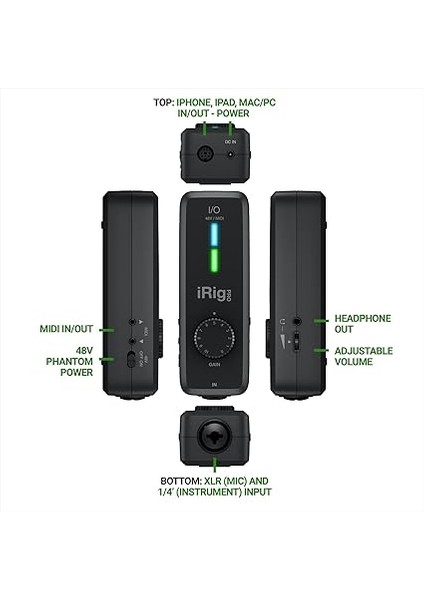 Multımedıa Ip-Irıg-Proıo-In Irig Pro I/o Ses ve Mıdı Arabirimi modelleri