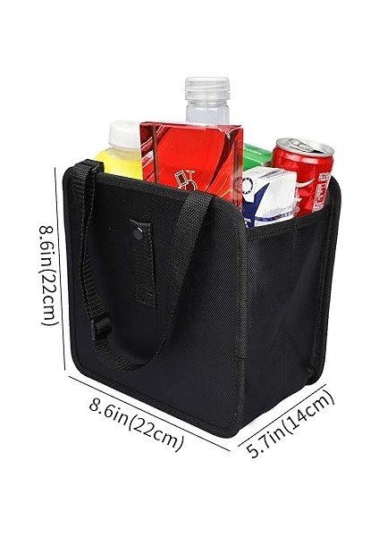 Concept Oto Araba Ofis Çöp Kutusu Portatif Araç Içi Taşınabilir Kapaklı Pratik Su Geçirmez Askılı Çöp Kovası Düzenleyici Organizer Siyah indirimleri