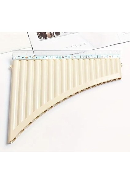 18 Pan Flüt Panflütler C Tuşu Panflütler Lı Yeni Başlayanlar Için Öğrenciler Beyaz Kapalı Ikinci Nesil