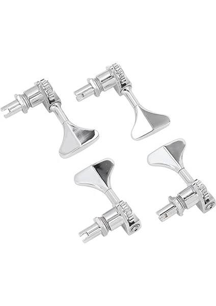 Bas Gitar Tuner Bas Gitar Tuning Peg Seti, Çinko Alaşım 20:1 Dişli Oranı, Açık 4 Dize Bas Makinesi Kafaları, Metal Gitar Tuner, Yedek Accories modelleri