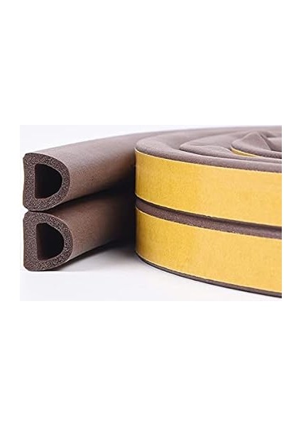 Kapı Pencere Su Soğuk Geçirmez Izolasyon Bandı Yalıtım Fitili (2X6=12MT, Kahverengi) indirimleri