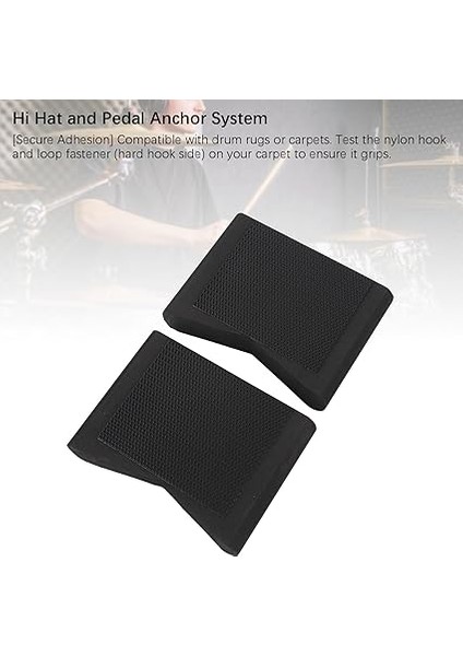 Klavye Pedalı Bloğu Güvenli Slayt Önleme Pedal Bloğu Premium Malzemeler Elektronik Kick Için Yumuşak Eva Köpük [2 Pc] modelleri