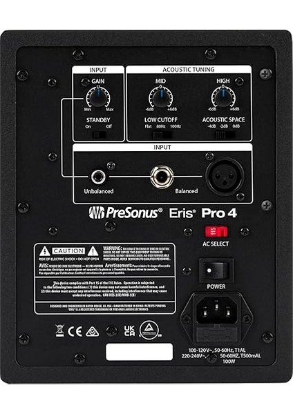 Eris Pro 4 | 2-Yollu, Biamp, Aktif, 4.5" Coaxial Stüdyo Monitör modelleri