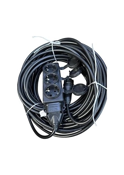 Lü Kauçuk Seyyar Uzatma Kablosu 20 Metre 3x2.5 mm modelleri