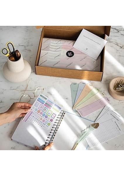 A5 Spiralli Süresiz Renkli Planlayıcı Ajanda Motivasyon Sayfalı Pembe Leopar modelleri