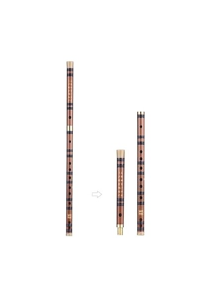 Takılabilir Acı Bambu Flüt Dizi Geleneksel El Yapımı Çin Müzik Nefesli Enstrüman Anahtar D Çalışma Seviyesi Profesyonel fırsatları