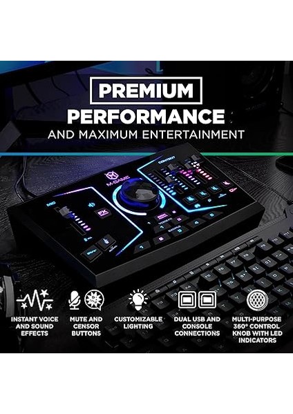 Rgb Dual Streaming ve Gaming Için USB Ses Kartı ve Mikser modelleri