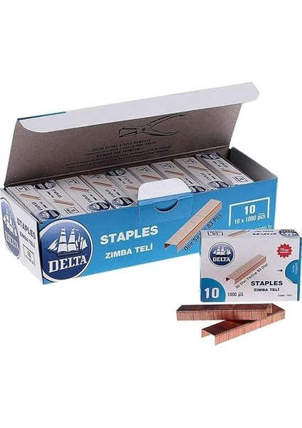 Zımba Teli No:10 Sarı 10 Adet x 1000