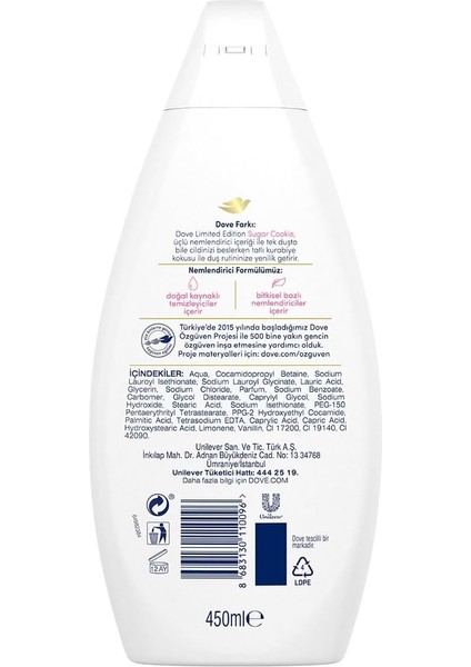 Sugar Cookie Duş Jeli 450 ml modelleri