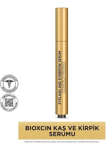 Kaş ve Kirpik Serumu – Biocomplex B11, Hyaluronik Asit, Hint Yağı ve Peptit Içerikli – Gürleştirici ve Uzatıcı Etki – 10 ml fiyatları