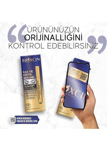 Kaş ve Kirpik Serumu – Biocomplex B11, Hyaluronik Asit, Hint Yağı ve Peptit Içerikli – Gürleştirici ve Uzatıcı Etki – 10 ml indirimleri