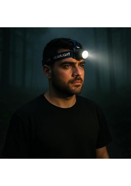 Poyraz Şarjlı LED Kafa Feneri Ayarlanabilir Zoom Özellikli 3 Modlu Beyaz Işık Outdoor Kafa Lambası IP44 300 Lümen Kamp,balıkçılık,tamirat,koşu,yürüyüş Için 9123 fiyatları