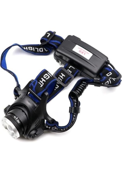 Poyraz Şarjlı LED Kafa Feneri Ayarlanabilir Zoom Özellikli 3 Modlu Beyaz Işık Outdoor Kafa Lambası IP44 300 Lümen Kamp,balıkçılık,tamirat,koşu,yürüyüş Için 9123 modelleri