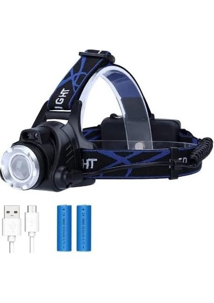 Poyraz Şarjlı LED Kafa Feneri Ayarlanabilir Zoom Özellikli 3 Modlu Beyaz Işık Outdoor Kafa Lambası IP44 300 Lümen Kamp,balıkçılık,tamirat,koşu,yürüyüş Için 9123 indirimleri
