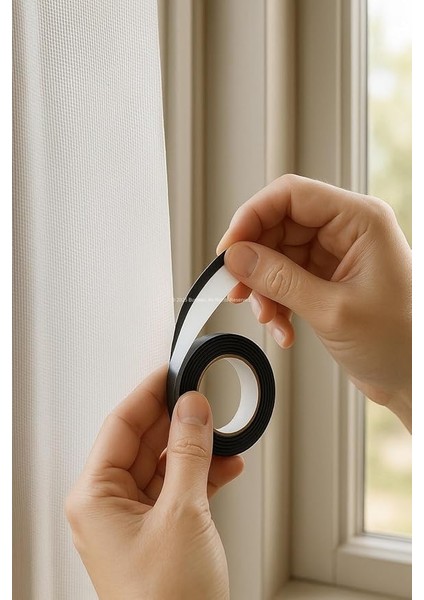 Çift Taraflı Bantlı Sineklik, Kolay Montajlı, Pencere Sinekliği, Yapıştırılabilir Tül, Pratik Sineklik Seti, Böcek Girişini Engelleyen, Kesilebilir, Hava Geçirir (75X125 Tek Cam) fiyatları