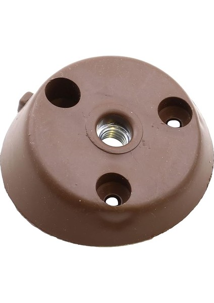 Mobilya Masa Sehpa Ayağı Bağlantı Aparatı Açılı Dereceli Ayak Tabanı Kahverengi (10 Adet)