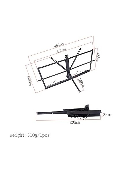 Masa Üstü Müzik Standı Metal Sac Müzik Tutucu Katlanır Katlanabilir fiyatları