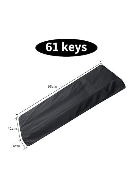 Piyano Kapağı, Piyano Kapağı, Elektronik Piyano Kapağı, Piyano Klavyesi Toz Koruması Klavye Toz Geçirmez Kapak Anahtar Kapağı Koruyucu Yamaha, Kawai, Roland Için (61 Klavye) fiyatları