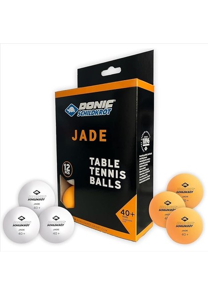 Jade Masa Tenisi Topu, Poly 40+ Kalite, Beyaz, Turuncu Veya Renk Karışımında Seçilebilir, 6'lı Blister Ambalajında, 12'li Poli Poşet, 72'li File Çanta Veya 144'LÜ Taşıma Çantası