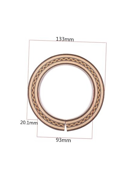 Akustik Gitar Ahşap Deliği Rozeti Desen GXB04 Gitar Parçası Aksesuarı indirimleri