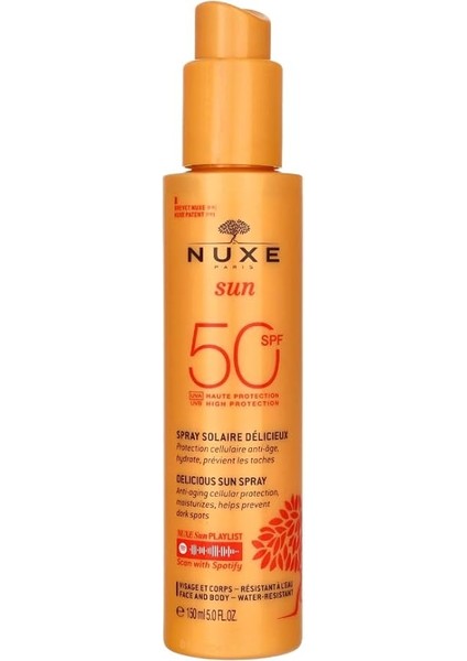 Sun Spray Fondant Güneş Koruyucu Yüz ve Vücut Sütü Spf 50 150 ml
