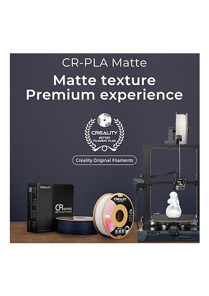 Cr-Pla Mat Filament 1,75 mm 1,0 kg Genişliğinde Piyasadaki %99 Fdm Yazıcılarla Uyumlu, Lacivert fiyatları