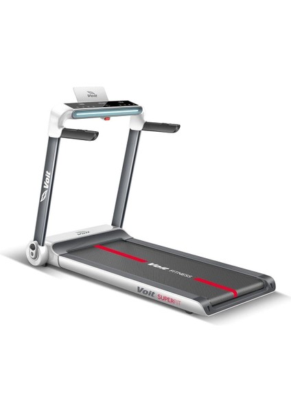 Super Fit Koşu Bandı, 46CM Geniş Bant, Bluetooth Hoparlör, LED Ekran