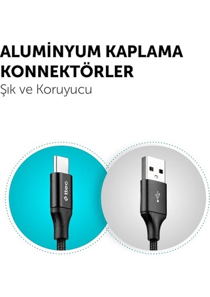 Alumicable Xl Usb-A - Usb-C Şarj Kablosu 2mt. modelleri