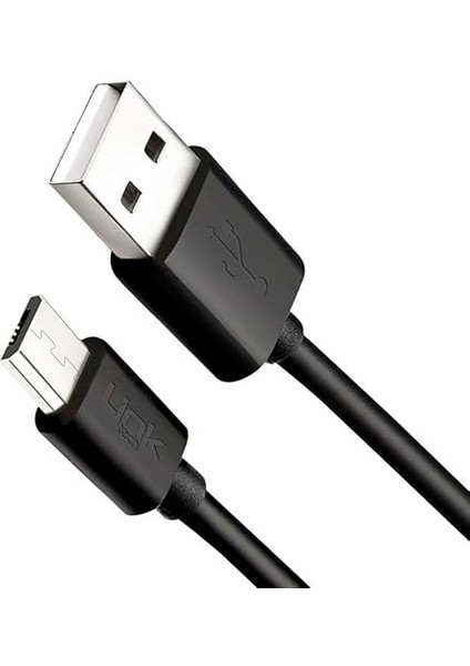 K565 Strong Micro USB Data/şarj Kablosu 2.4A 30CM Siyah