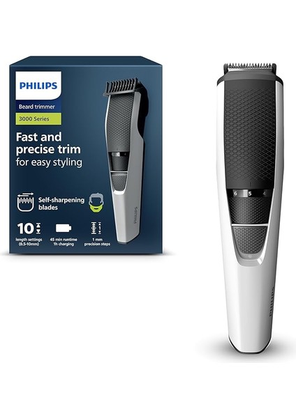 BT3206/14 Sakal Düzeltme ve Şekillendirme Makinesi, Siyah/gümüş