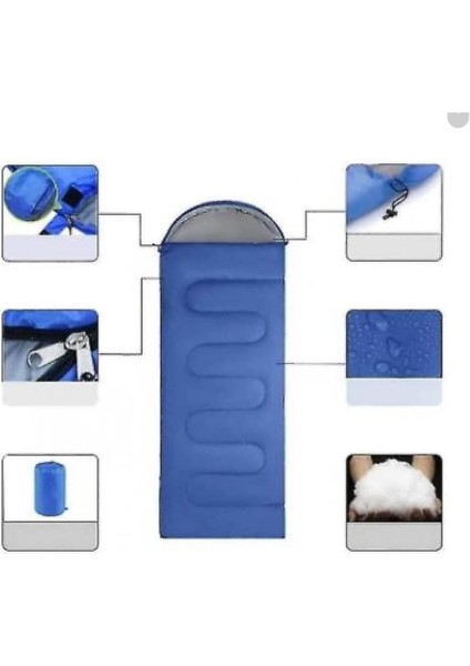 Camper Pro Sq 0°c Mavi Uyku Tulumu modelleri