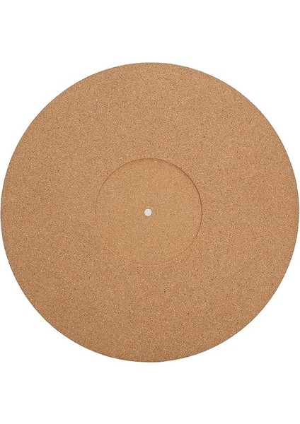 Plak Çalar Paspas, 12 Inç Pedi Yumuşak Mantar Anti -Static Nicen -Kayma Dönüşü Slipmat Pad Çapı 295MM Kayıt Çalar Koruyucu Mat Ev Kayıt Çalarlar