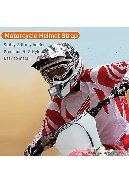 Tam Yüz Kask Çene Dağı Çene Tutucu Motosiklet Kask Kayışıhero Için 7/6/5/4/3 Sjcam SJ5000 / 6000/7000OSMO Eylem Xıaoyı Spor Eylem Kamera Için Motosiklet modelleri