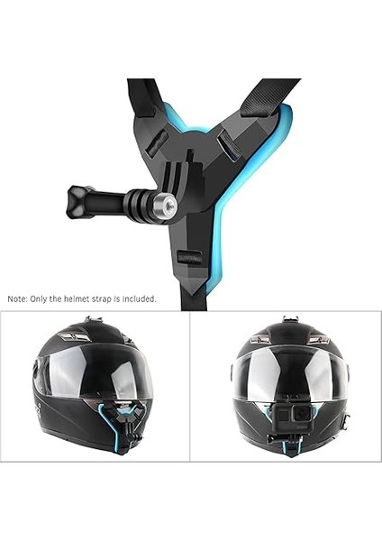 Tam Yüz Kask Çene Dağı Çene Tutucu Motosiklet Kask Kayışıhero Için 7/6/5/4/3 Sjcam SJ5000 / 6000/7000OSMO Eylem Xıaoyı Spor Eylem Kamera Için Motosiklet indirimleri