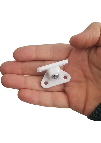 Açılı T Bağlantı Çektirme Beyaz Mobilya Dolap Plastik Köşe Birleştirme Kelebek (25 Adet) fiyatları