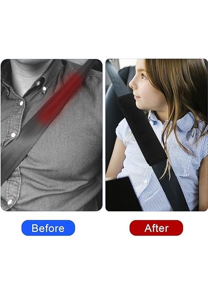 Emniyet Kemeri Yastığı, Çocuklar Için Konforlu Emniyet Kemeri Kılıfları – Omuz Koruması, Araç Için Nefes Alabilen Boyun Yastığı, Otobüs, Kamyonlar Için fiyatları