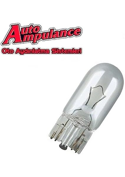 Car Accesories 5W T10 Dipsiz Park, Plaka, Tavan Ampulü Set - 10 Adet fırsatları