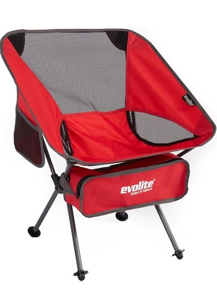 Mini Kamp Sandalyesi - Kırmızı