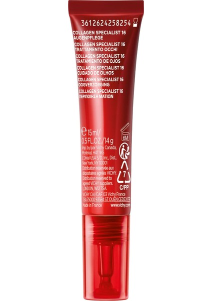 Liftactiv Collagen Specialist Yaşlanma Belirtilerine Karşı Göz Bakım Kremi 15 ml fırsatları